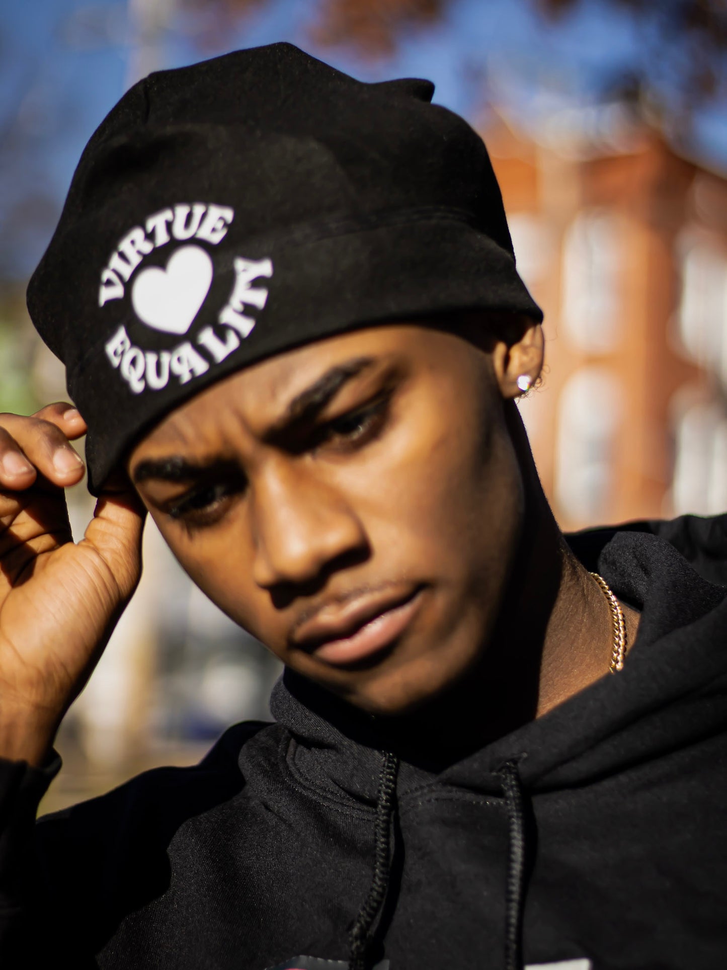Virtue Equality Love Skull Cap