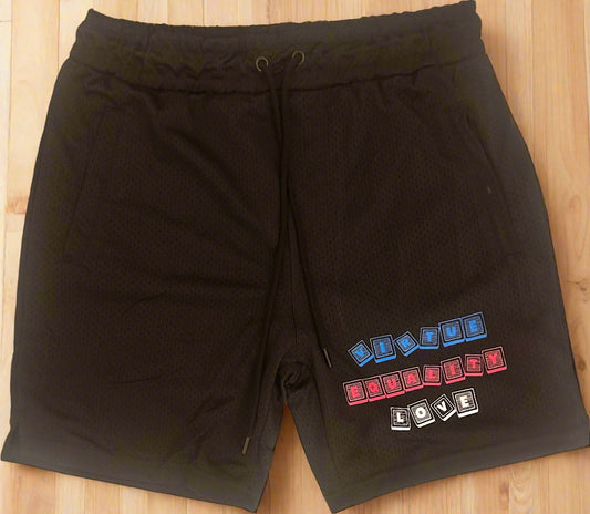 VEL Imagine Blocks Shorts – Colorful Streetwear Graphic Shorts
