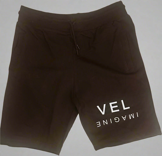 VEL Imagine Streetwear Shorts – Casual Logo Graphic Shorts