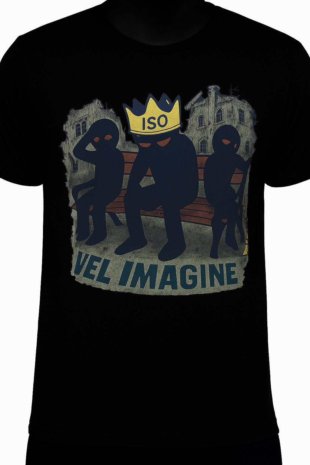 VEL Imagine ISO Trio T-Shirt – Bold Streetwear Graphic Tee
