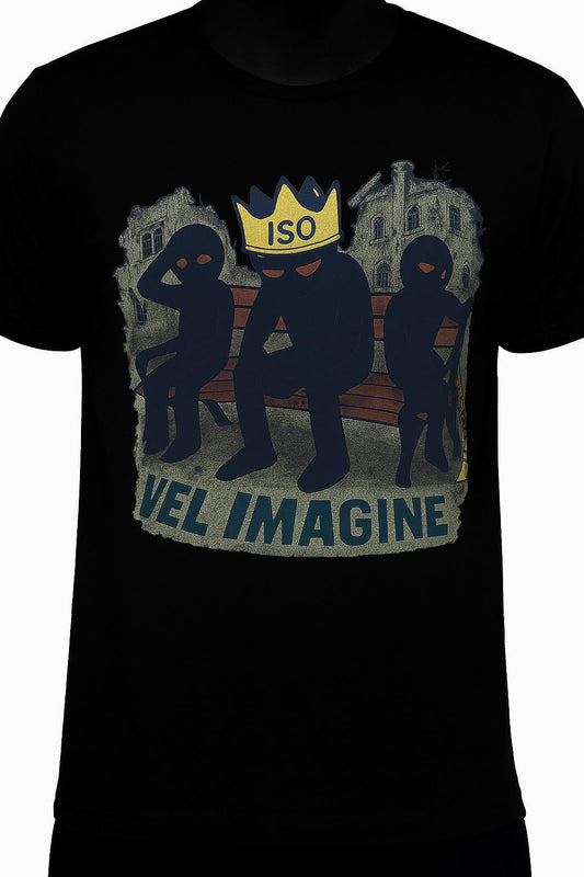 VEL Imagine ISO Trio T-Shirt – Bold Streetwear Graphic Tee